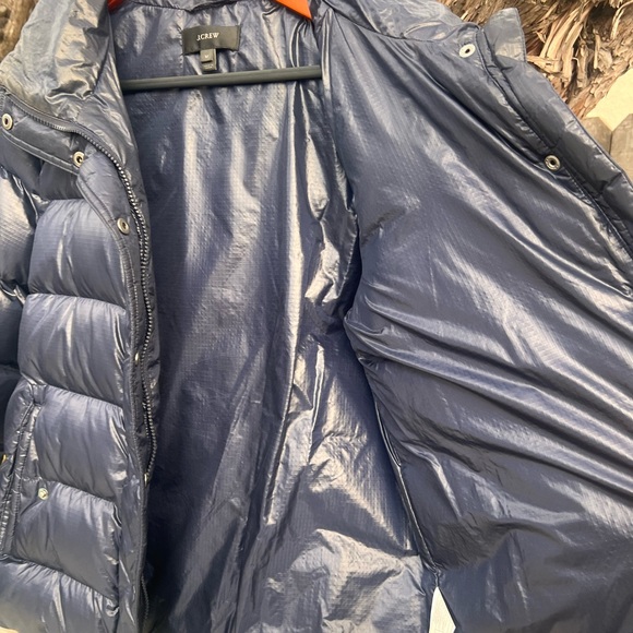 J.Crew Midnight Blue Vintage puffer Jacket - Picture 4 of 7